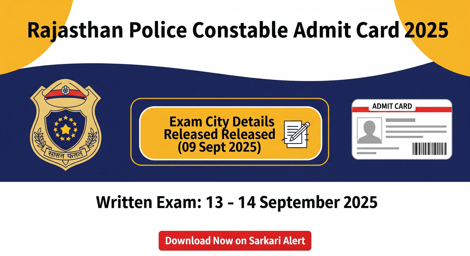 Rajasthan Police Constable Admit Card 2025