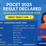 PGCET result 2025, latest job, sarkari result, sarkari alert