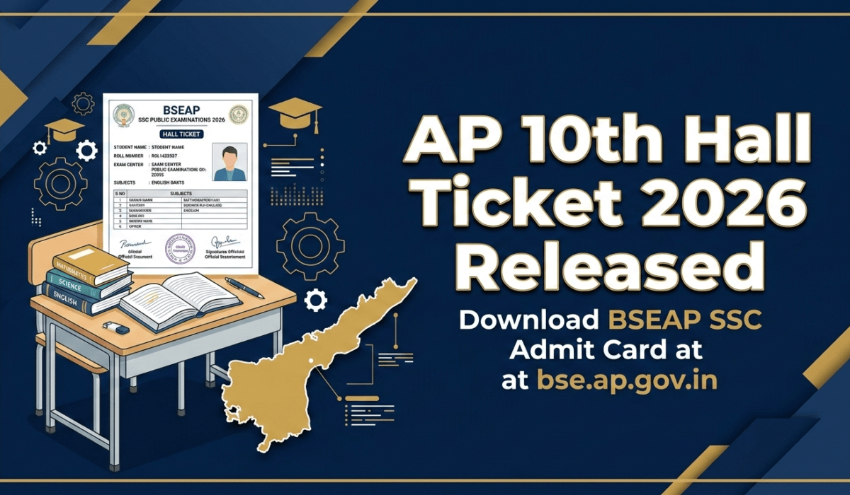 AP 10th Hall Ticket 2026 BSEAP SSC Hall Ticket 2026 AP SSC Admit Card 2026 bse.ap.gov.in 10th hall ticket AP Board SSC Exam 2026 AP 10th Board Exam Hall Ticket SSC Hall Ticket Download 2026 AP AP SSC Exam Date 2026